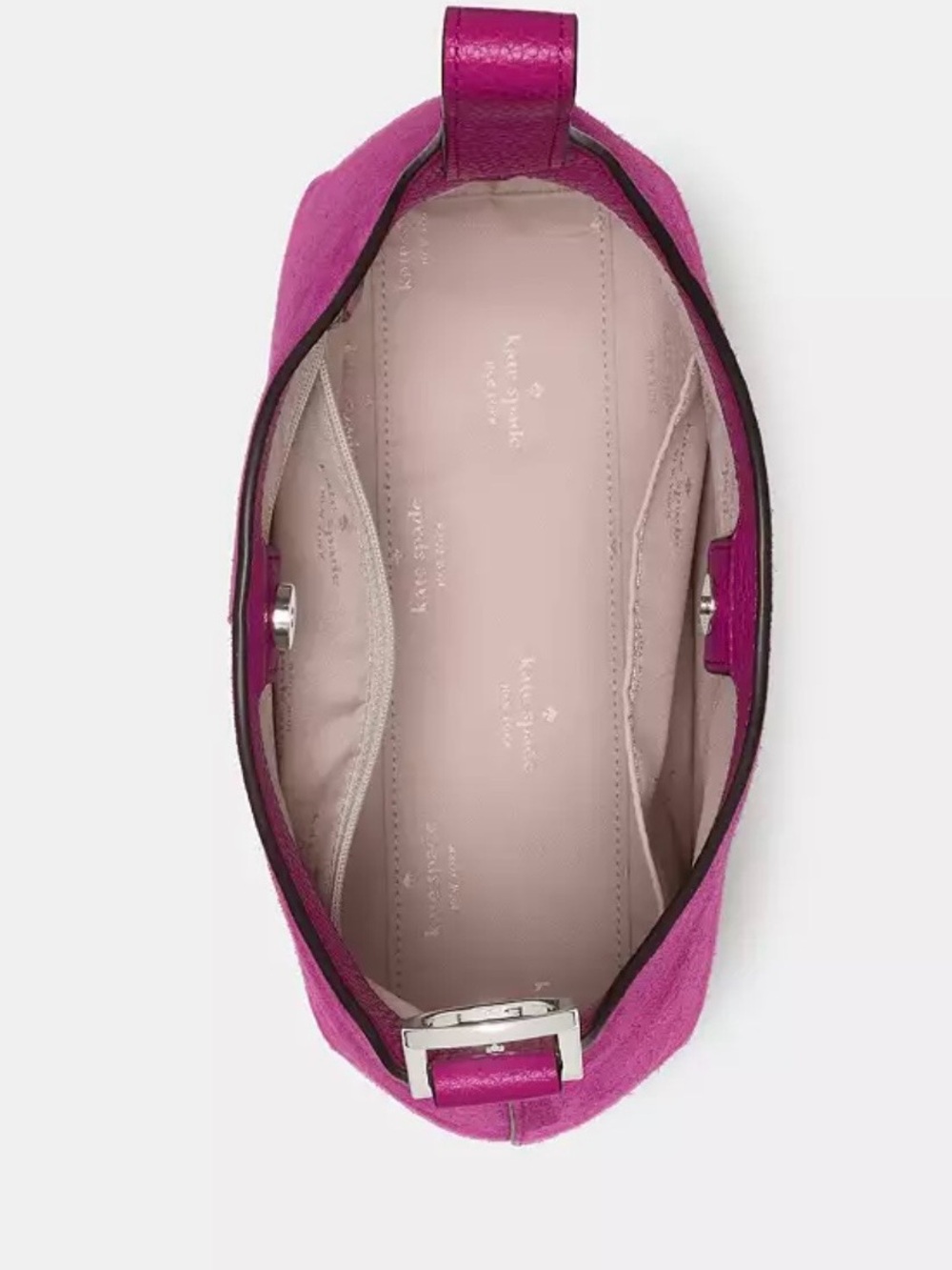 ♠️ Kate Spade 454 Suede Small Shoulder Bag- beet ♠️ - Picture 5 of 14